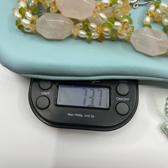 Vintage Ross-Simons Multi-Gemstone and White Pearl Necklace 16" - Picture 17 of 17